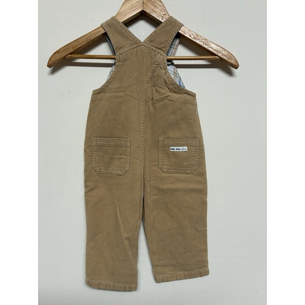 The Children’s Place Boy Khakis Corduroy Overalls 12 Months Car Design Thick - Picture 6 of 9